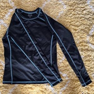 Marmot Black Long Sleeve Base Layer Top